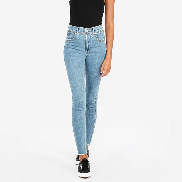 Express Denim - Express | 2S | Embellished Ankle Jean Leggings